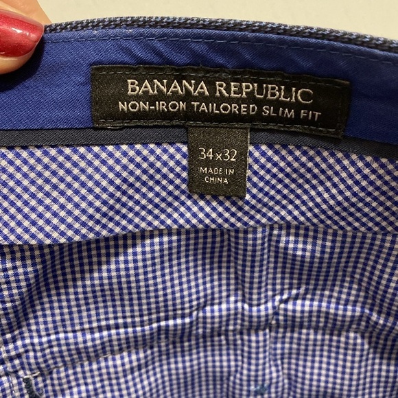 Banana Republic Mens Non Iron Tailored Slim Fit - Picture 4 of 7